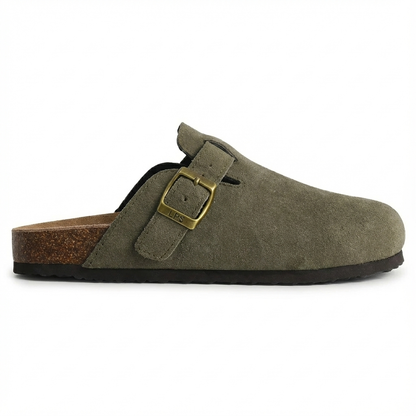Softora Boston – Premium Suede Comfort Clogs