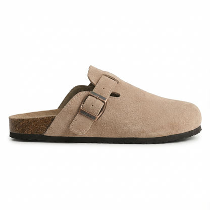 Softora Boston – Premium Suede Comfort Clogs