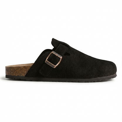 Softora Boston – Premium Suede Comfort Clogs
