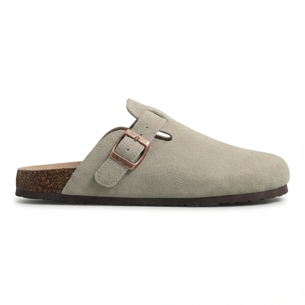 Softora Boston – Premium Suede Comfort Clogs