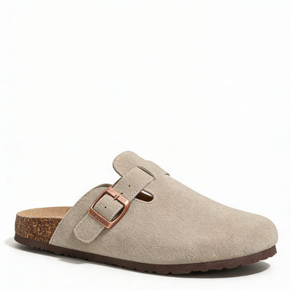 Softora Boston – Premium Suede Comfort Clogs