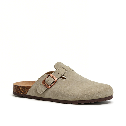 Softora Boston – Premium Suede Comfort Clogs